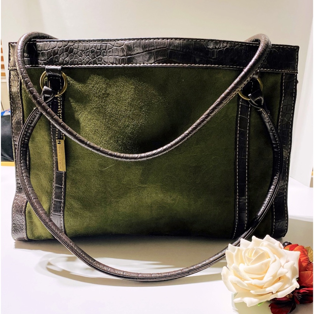 Sag Harbor Green Tote Bag Like New